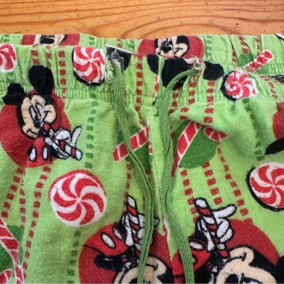 Disney Mickey Mouse Christmas Candy Canes Pajama Pants Cotton Women XS - Picture 5 of 8